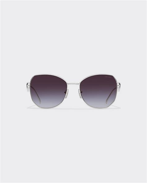 prada sunglasses sps57q ruby|Gradient Smoky Gray Lenses Sunglasses With Triangle Logo.